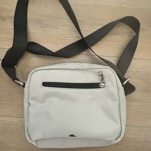 Roots Small Nylon Crossbody Bag with Black Strap